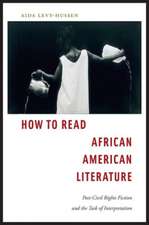 How to Read African American Literature – Post–Civil Rights Fiction and the Task of Interpretation