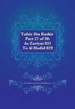 Tafsir Ibn Kathir Part 27 of 30