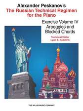 The Russian Technical Regimen for the Piano, Exercise Volume IV