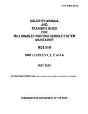 Soldier Training Publication Stp 9-91m14-SM-Tg Soldier's Manual and Trainer's Guide for M2/3 Bradley Fighting Vehicle System Maintainer Mos 91m Skill