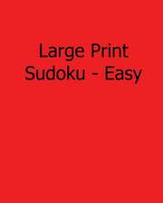 Large Print Sudoku - Easy