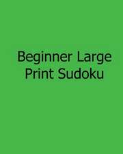 Beginner Large Print Sudoku