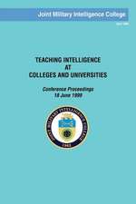 Teaching Intelligence at Colleges and Universities