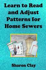 Learn to Read and Adjust Patterns for Home Sewers