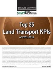 Top 25 Land Transport Kpis of 2011-2012