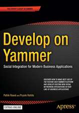 Develop on Yammer: Social Integration for Modern Business Applications