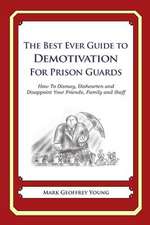 The Best Ever Guide to Demotivation for Prison Guards