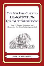 The Best Ever Guide to Demotivation for Carpet Salespeople