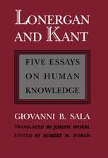 Lonergan and Kant