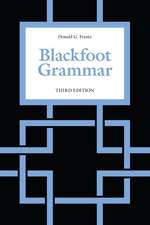 Blackfoot Grammar