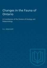 Changes in the Fauna of Ontario: A Contribution of the Division of Zoology and Palaeontology