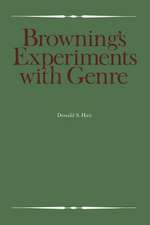 Browning's Experiments with Genre