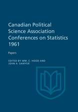 Canadian Political Science Association Conference on Statistics 1961