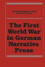 The First World War in German Narrative Prose