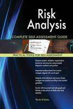 Risk Analysis Complete Self-Assessment Guide