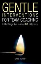 Gentle Interventions for Team Coaching