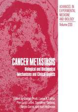 Cancer Metastasis: Biological and Biochemical Mechanisms and Clinical Aspects