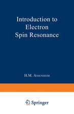 Introduction to Electron Spin Resonance