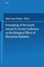 Proceedings of the Fourth Annual Tri-Service Conference on the Biological Effects of Microwave Radiation: Volume 1 16–18 August 1960 New York University Medical Center