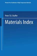 Materials Index