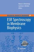 ESR Spectroscopy in Membrane Biophysics