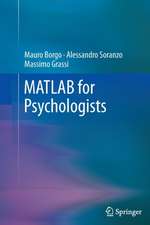 MATLAB for Psychologists