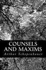 Counsels and Maxims