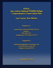 San Andres National Wildlife Refuge Comprehensive Conservation Plan