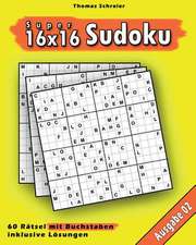 16x16 Super-Sudoku Mit Buchstaben 02