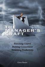 The Manager's Craft