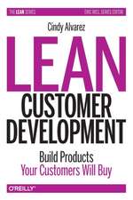 Lean Customer Development