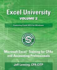 Excel University Volume 2 - Featuring Excel 2013 for Windows: Revised