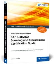 SAP S/4HANA Sourcing and Procurement Certification Guide