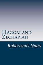 Haggai and Zechariah