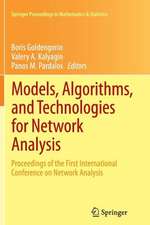 Models, Algorithms, and Technologies for Network Analysis: Proceedings of the First International Conference on Network Analysis