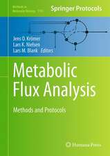 Metabolic Flux Analysis: Methods and Protocols