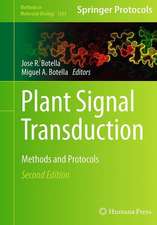 Plant Signal Transduction: Methods and Protocols