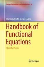 Handbook of Functional Equations: Stability Theory