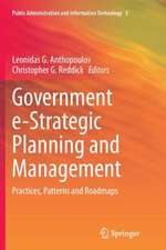 Government e-Strategic Planning and Management: Practices, Patterns and Roadmaps