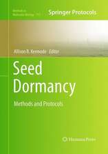 Seed Dormancy: Methods and Protocols