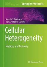 Cellular Heterogeneity: Methods and Protocols