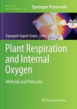 Plant Respiration and Internal Oxygen: Methods and Protocols