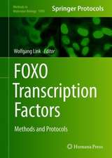 FOXO Transcription Factors: Methods and Protocols 