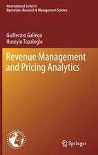 Revenue Management and Pricing Analytics