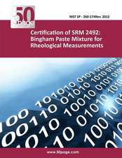 Certification of Srm 2492