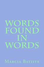 Words Found in Words