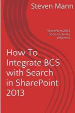 How to Integrate BCS with Search in Sharepoint 2013