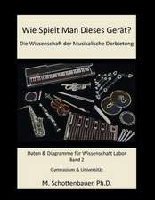 Wie Spielt Man Dieses Gerat? Die Wissenschaft Der Musikalische Darbietung Band 2