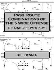 Pass Route Combinations of the 5 Wide Offense