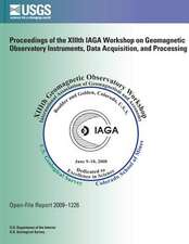 Proceedings of the XIIIth Iaga Workshop on Geomagnetic Observatory Instruments, Data Acquisition, and Processing